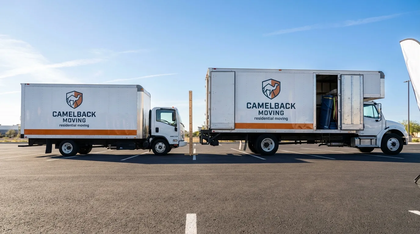 Moving truck size capacity guide in Elkton